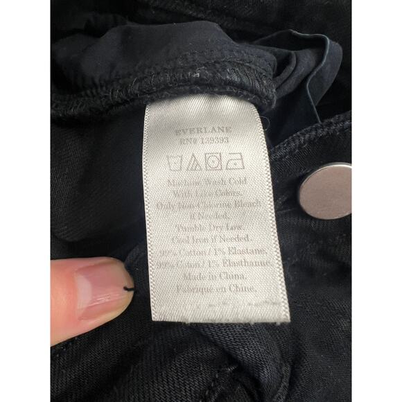 Everlane The Utility Wide-Leg Pant Black size 4 - Picture 7 of 8